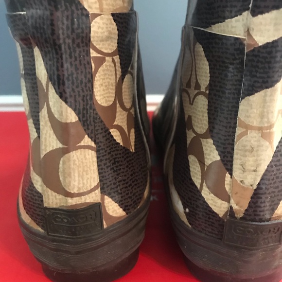 Coach tall rain boots - Picture 6 of 8